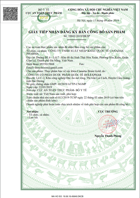 TPBVSK Canadas Brain Gold