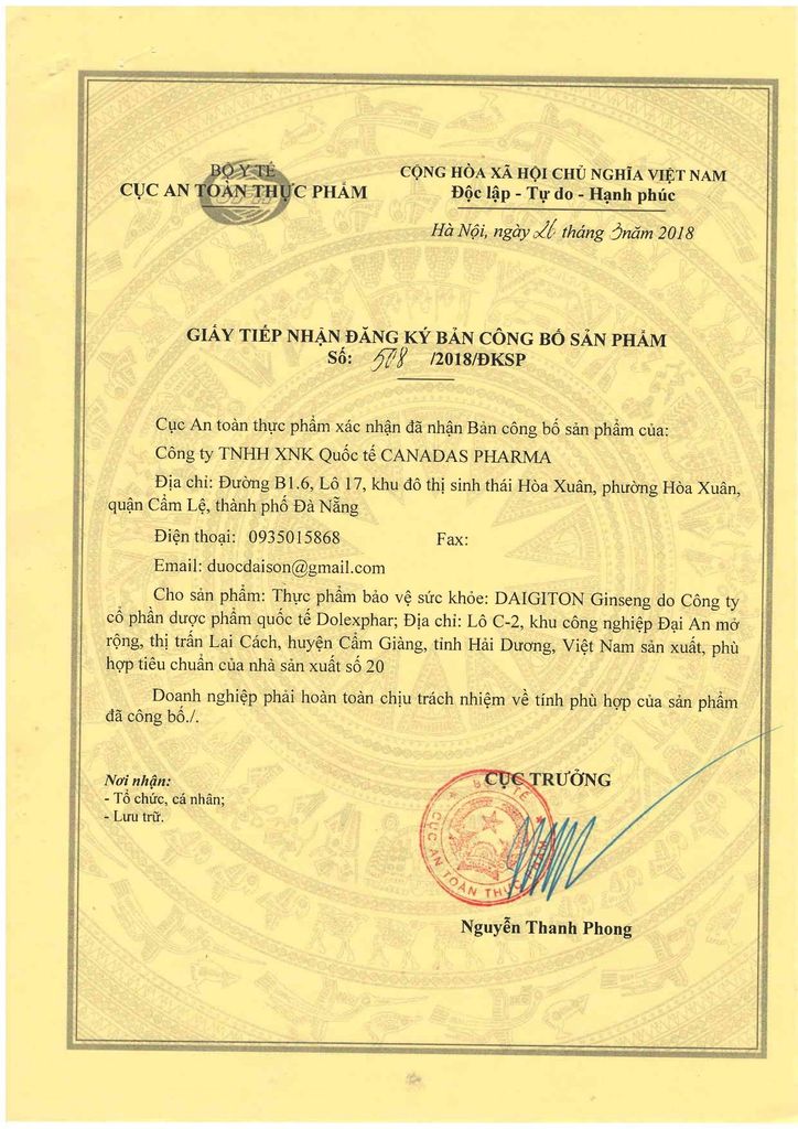 TPBVSK DAIGITON Ginseng