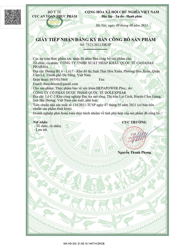 Siro uống hỗ trợ mát gan - HEPAPOWER Plus