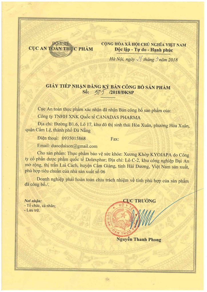 TPBVSK Xương Khớp Kyojapa