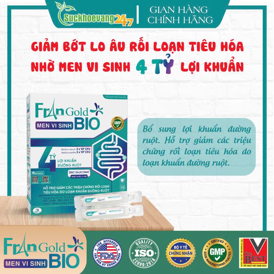 TPBVSK Men vi sinh FranGoldBIO