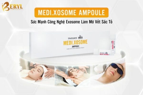  Tinh chất dưỡng sáng da, mờ sạm nám Medi.Xosome Ampoule 10ml 