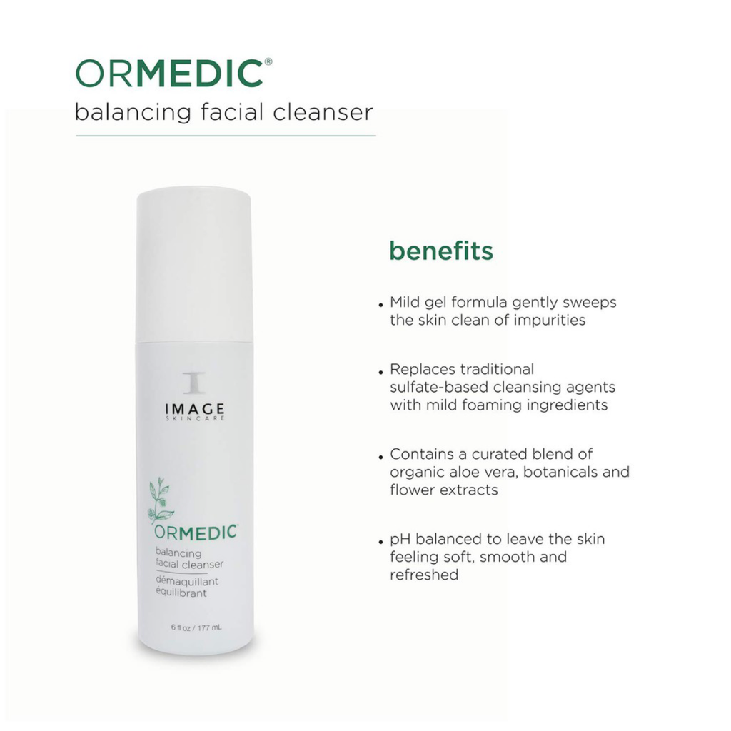  Sữa Rửa Mặt Cân Bằng Da Image Ormedic Balancing Facial Cleanser 177ml 