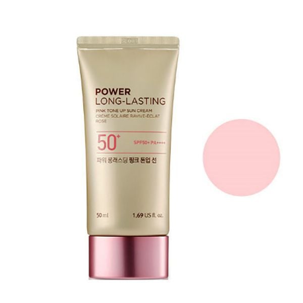  Kem Chống Nắng Nâng Tone Power Long Lasting Pink Tone Up Sun Cream SPF50+ PA+++ 50ml 