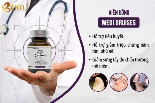  Viên tiêu viêm giảm sưng Medi Bruises 10v 