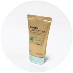 Kem Chống Nắng The Face Shop Power Long Lasting Green Tone Up SPF50 + PA ++++