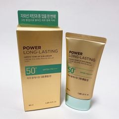 Kem Chống Nắng The Face Shop Power Long Lasting Green Tone Up SPF50 + PA ++++