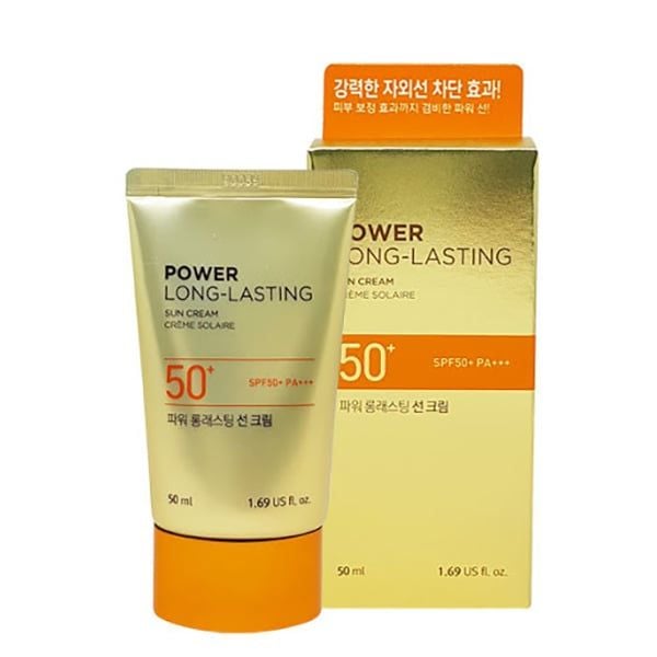  Kem Chống Nắng Lâu Trôi The Face Shop Power Long Lasting Sun Cream SPF 50+ PA+++ 