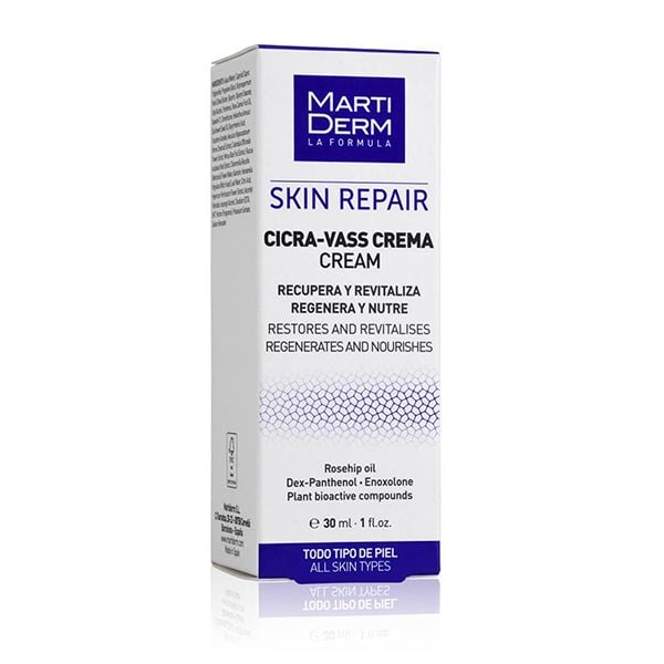  Kem Dưỡng Phục Hồi Da Nhạy Cảm Martiderm Skin Repair Cicra Vass Cream 30ml 