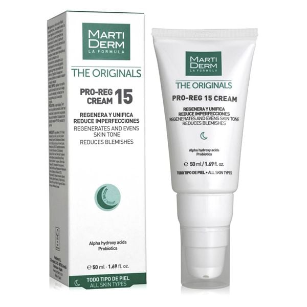  Kem Dưỡng Tái Tạo Da Mặt 15% AHA MartiDerm The Originals Pro Reg 15 Cream 50ml 