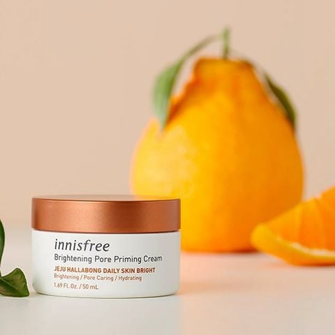 Kem Dưỡng Trắng Da Từ Quýt Innisfree Brightening Pore Priming Cream 50ml