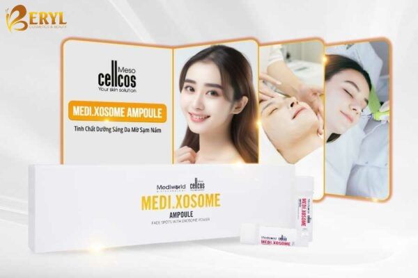  Tinh chất dưỡng sáng da, mờ sạm nám Medi.Xosome Ampoule 10ml 