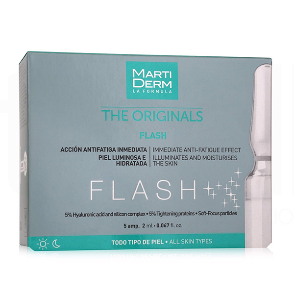 Serum Dưỡng Ẩm, Làm Sáng Da Và Giảm Mệt Mỏi Tức Thì MartiDerm The Originals Flash