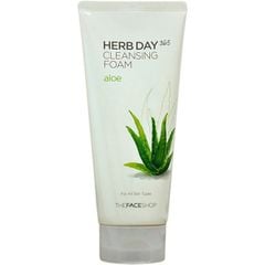 Sữa Rửa Mặt Nha Đam The Face Shop Herb Day 365 Cleansing Foam Aloe 170ml