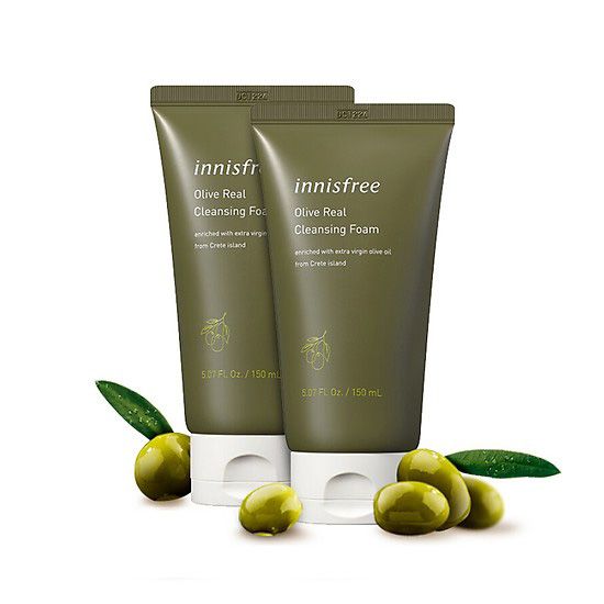  Sữa Rửa Mặt Innisfree Olive Real Cleansing Foam 