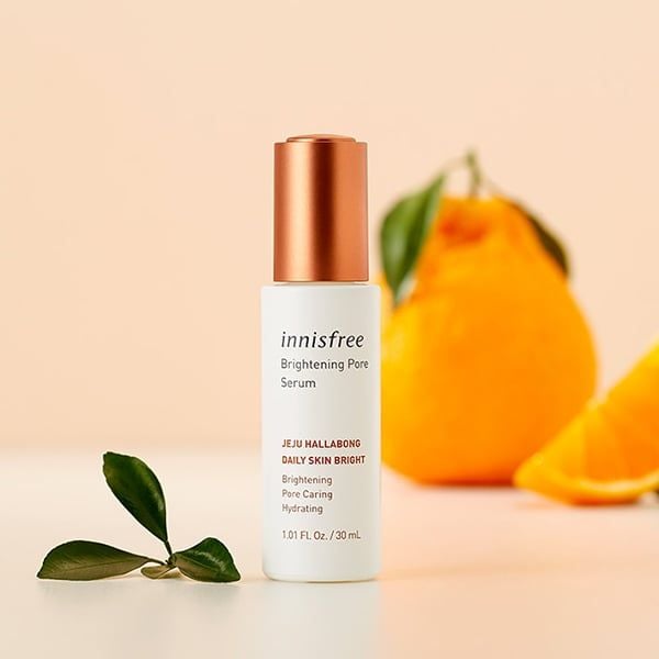  Tinh Chất Dưỡng Trắng, Mờ Thâm, Se Khít Lỗ Chân Lông Innisfree Brightening Pore Serum 30ml (Hallabong) 