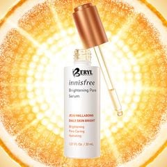 Tinh Chất Dưỡng Trắng, Mờ Thâm, Se Khít Lỗ Chân Lông Innisfree Brightening Pore Serum 30ml (Hallabong)