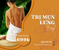 Trị Thâm Mụn Lưng 699k