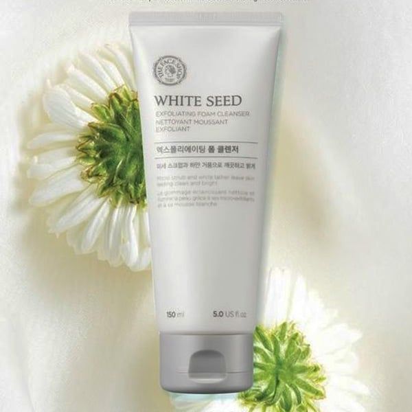  Sữa Rửa Mặt Làm Sáng Da The Face Shop White Seed Exfoliating Foam Cleanser 150ml 