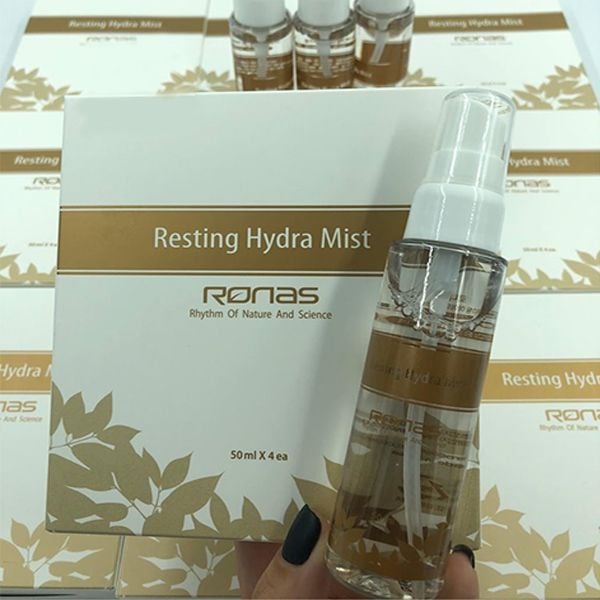  Xịt Khoáng Cấp Ẩm 24h Ronas Resting Hydro Mist Set 50ml 