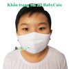 Khẩu trang vải BabyCute 2 lớp chống khói bụi - Mẫu ngẫu nhiên