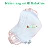 Khẩu trang vải BabyCute 2 lớp chống khói bụi - Mẫu ngẫu nhiên