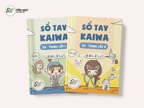 COMBO 2 cuốn sổ tay Kaiwa I + II