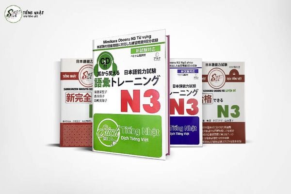 Combo Bộ sách N3 ( 4 cuốn) - Dịch 100% tiếng Việt