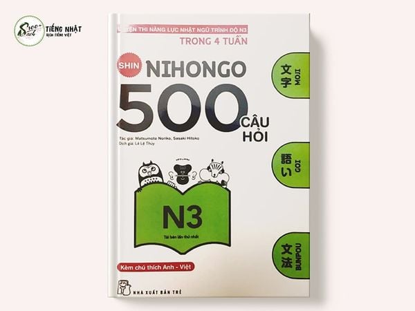 Shin Nihongo 500 câu hỏi N3