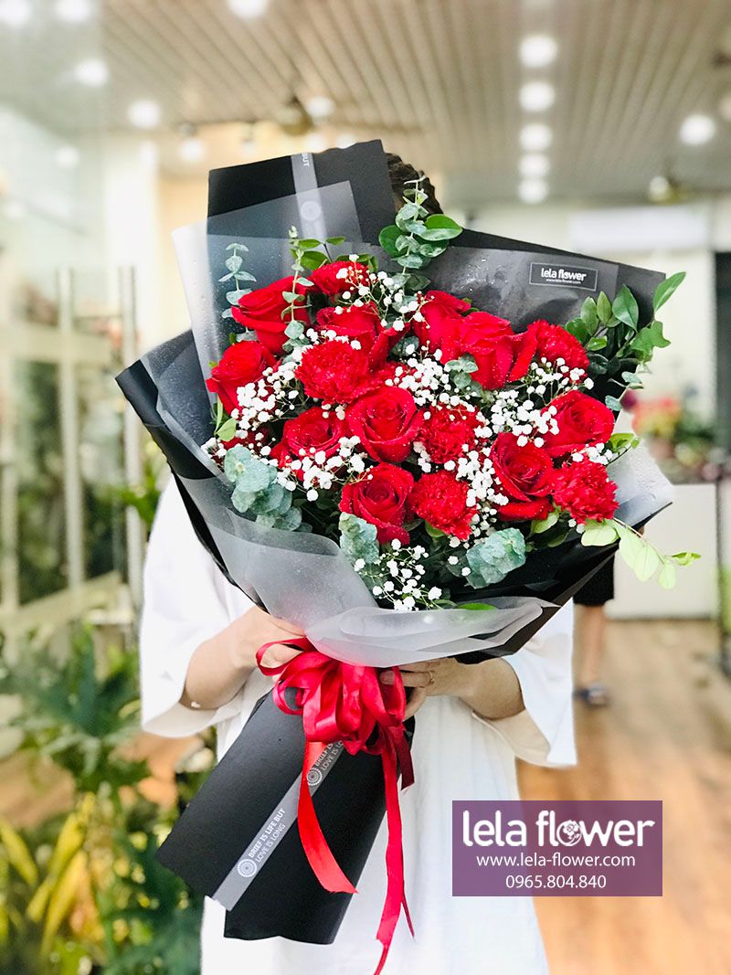 Bó hoa hồng đỏ - HQT617 – Lela-flower