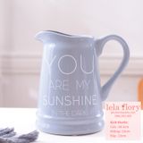 Bình gốm cầm tay You are my sunshine - LOH0295