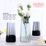 LỌ THỦY TINH ĐÁY ĐEN LÌ CÓ SIZE - LOH0382/LOH0383/LOH0384