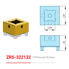 Khối gá kẹp điện cực EDM ZRS-322132