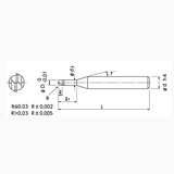 Dao phay radius SSR200