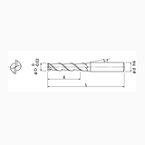 Dao phay trụ AL4D-2DLC