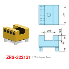 Khối gá kẹp điện cực EDM ZRS-322131