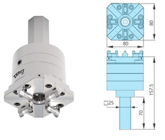 Mâm cặp điện cực cho máy gia công kim loại ZRS-321138