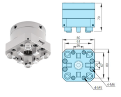 Mâm cặp điện cực cho máy gia công kim loại ZRS-421122