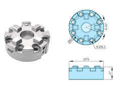 Mâm cặp điện cực cho máy gia công kim loại ZRS-421201