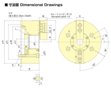 2-jaw through-hole power chuck BT200 series