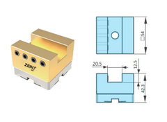 Đầu kẹp điện cực cho máy gia công kim loại ZRS-422131