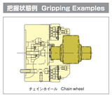 4-jaw closed centre power chuck HW series