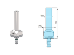 Đầu đo vị trí sản phẩm cho máy gia công kim loại ZRS-424105