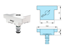 Đầu đo vị trí sản phẩm cho máy gia công kim loại ZRS-424107