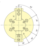 2-jaw mega-long stroke power chuck MLT series