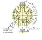 1-jaw mega-long stroke power chuck MLV series