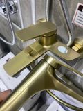 Vòi rửa mặt lavabo 33cm mạ PVD vàng gold T06