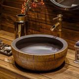 Chậu lavabo gốm nghệ thuật LVG 045