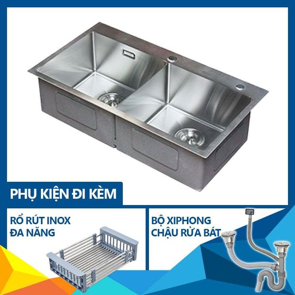 Chậu Inox 304 cân hàn quốc