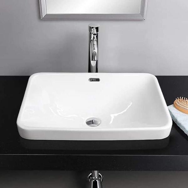 Chậu lavabo bán âm Hàn Quốc LV 127